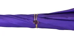Originale ombrello viola con fantasia multicolore