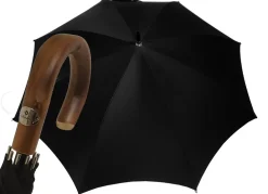 Oversize Uomini Ombrello Nero Extra Forte Tessuto