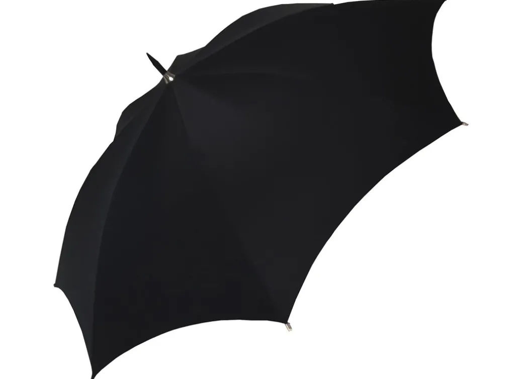 Oversize Uomini Ombrello Nero Extra Forte Tessuto