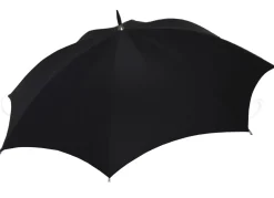Oversize Uomini Ombrello Nero Extra Forte Tessuto