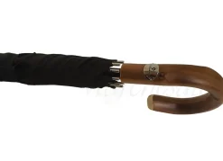 Oversize Uomini Ombrello Nero Extra Forte Tessuto