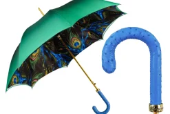 Peacock Elegance – Exotic Feathers, Ostrich Leather Luxury