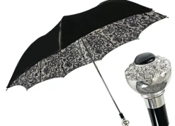 Pieghevole doppio ombrello a baldacchino con design in pizzo