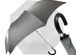 Pieghevole elegante rigato grigio