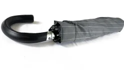 Pieghevole elegante rigato grigio