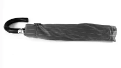 Pieghevole elegante rigato grigio