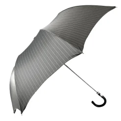 Pieghevole elegante rigato grigio