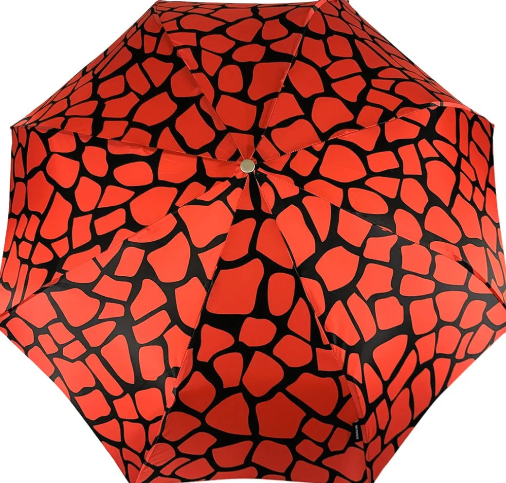 Pieghevole rosso e nero da donna