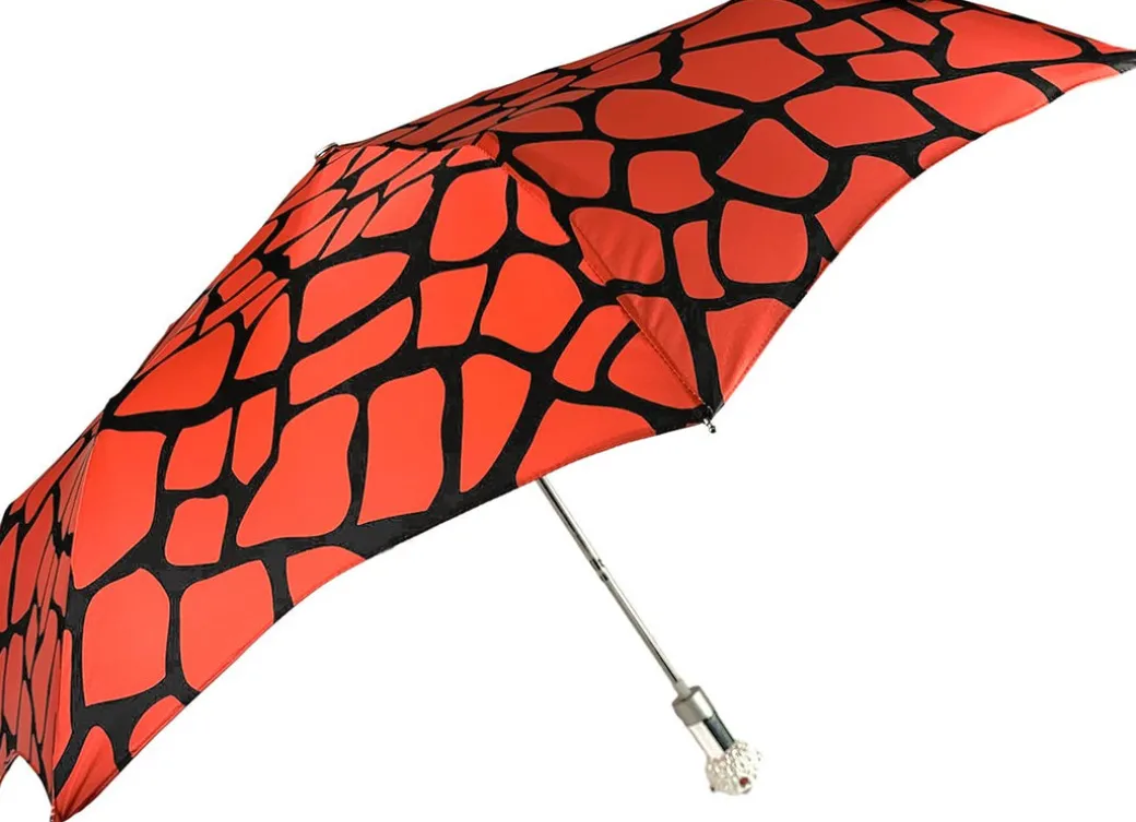 Pieghevole rosso e nero da donna