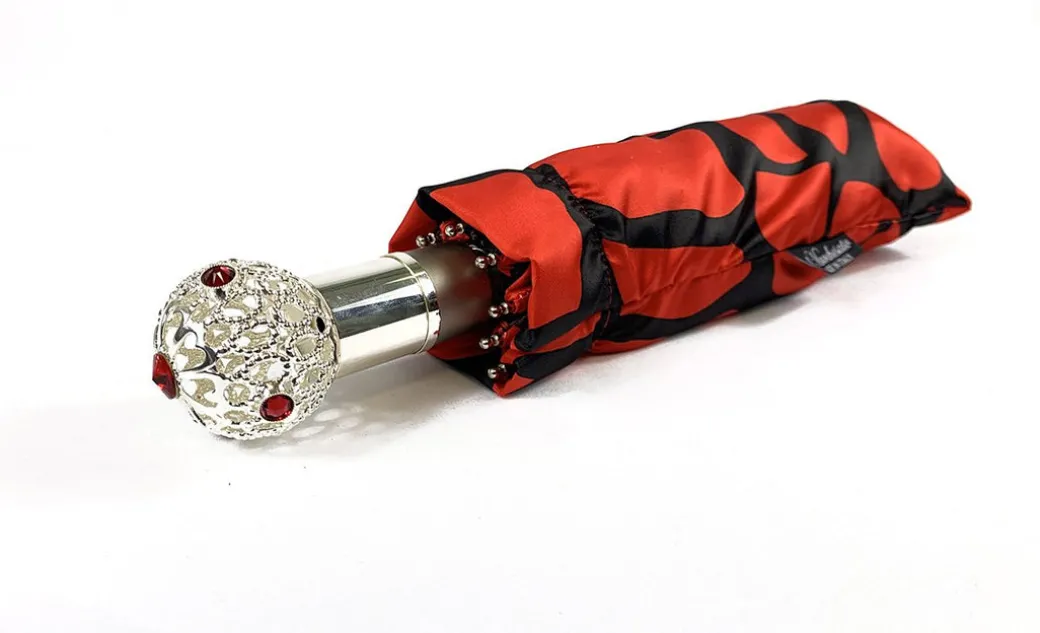 Pieghevole rosso e nero da donna