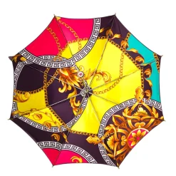 Plum Majesty: Exclusive Umbrella in Plum Color with Ornamental Design