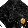 Pois bianco e nero - ombrello mini leggero