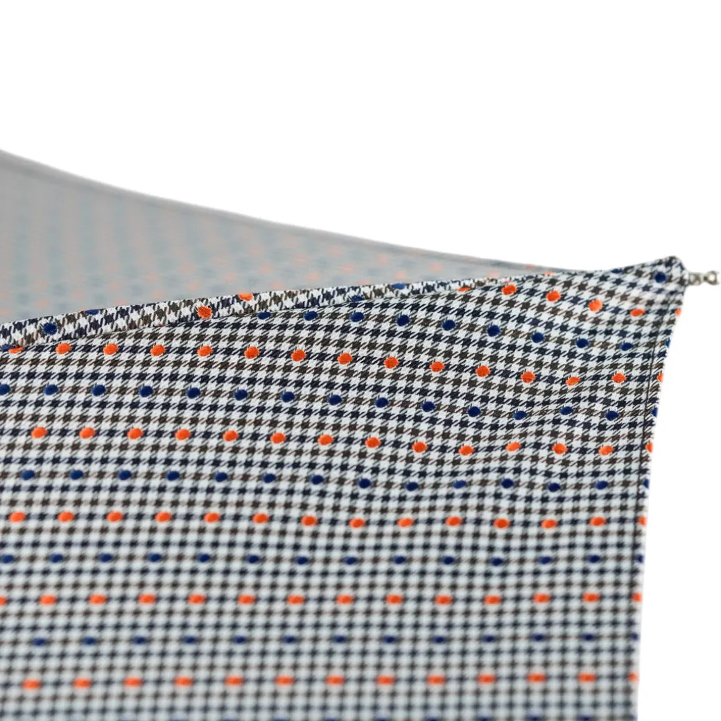 Polka Dots Jacquard: Foldable Umbrella with Bamboo