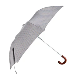 Polka Dots Jacquard: Foldable Umbrella with Bamboo