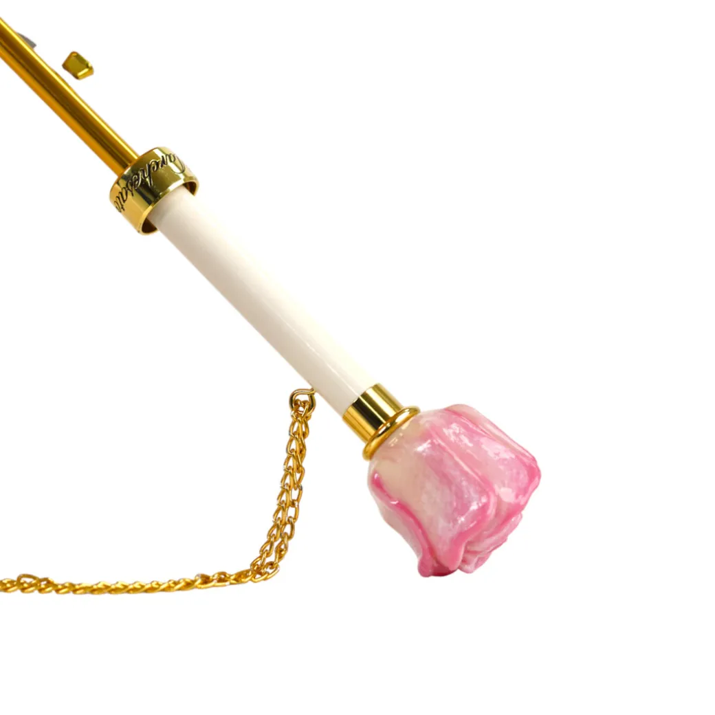Premium Craft Umbrella with Beautiful Hand-Painted Rose Detail