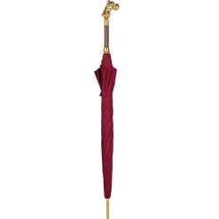 Premium Men's Exclusive Luxury Umbrella with 24K dog handle