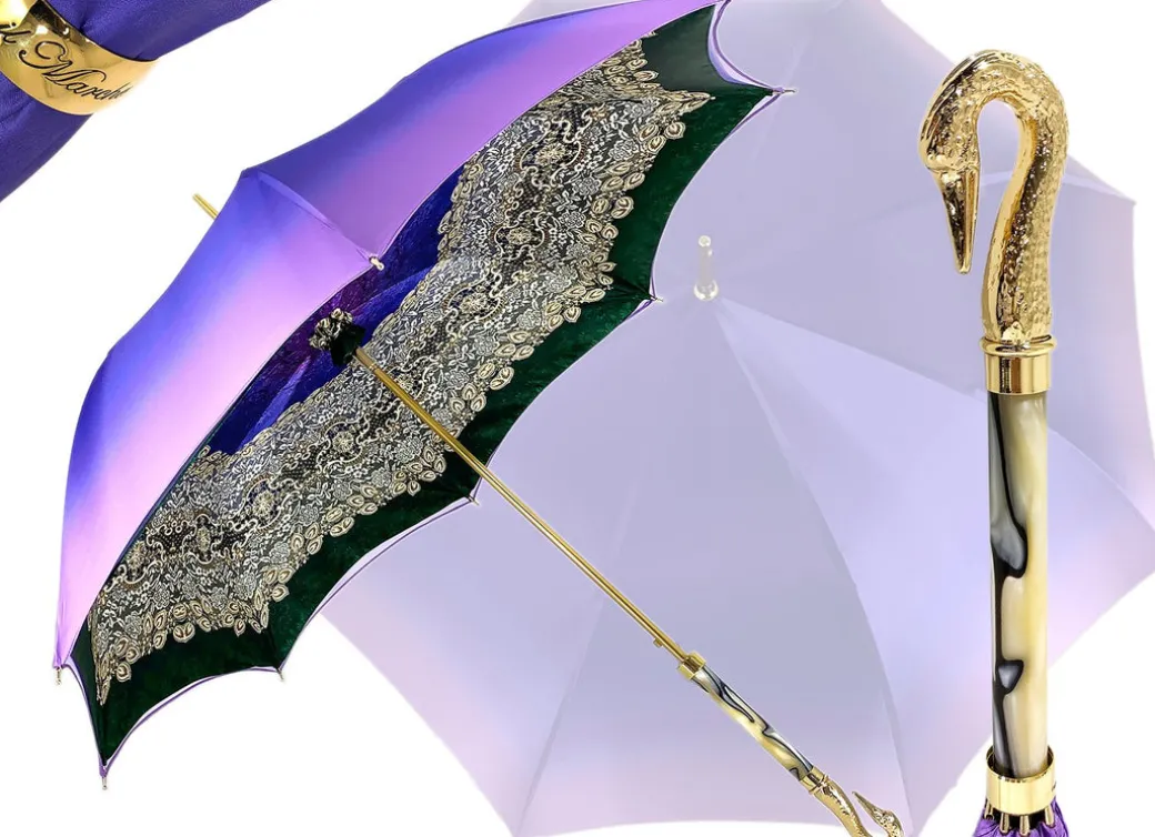 Progetto Barocco elegante - Handmade in Moda Ombrello Per Donne il Marchesato Ombrelli