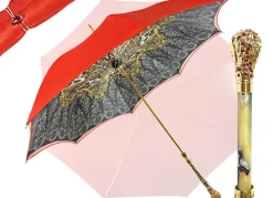 Rosso e grigio con corone interne
