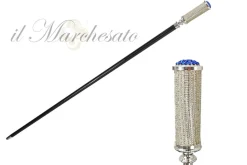 925Silver placcato Mylord con cristalli bianchi