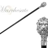 925Silver Plaked Leon Walking Stick