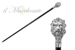 925Silver Plaked Leon Walking Stick