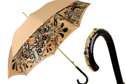 Sleek Italian Majolica Umbrella
