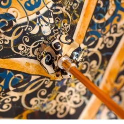 Sleek Italian Majolica Umbrella