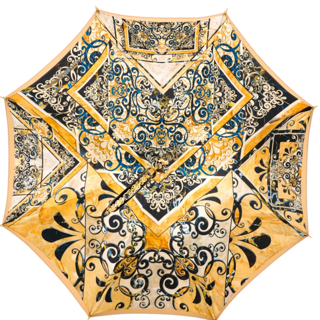 Sleek Italian Majolica Umbrella