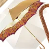 Splendido ombrello color crema con doppio tessuto