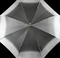Splendido ombrello grigio con design di anemoni "35fili"