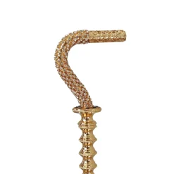 Stick a piedi eccezionale con cristalli bianchi
