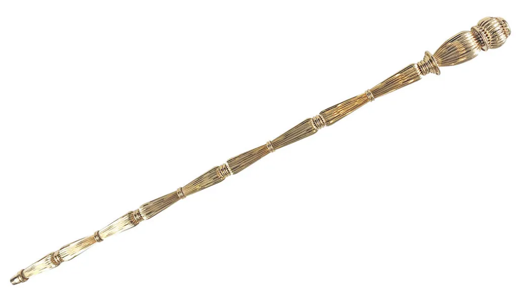 Stupendo bastone in collezione limitata - placcato in oro 24K