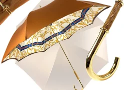 Stupendo ombrello in bronzo con catene