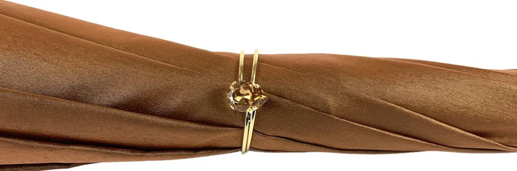 Stupendo ombrello in bronzo con catene