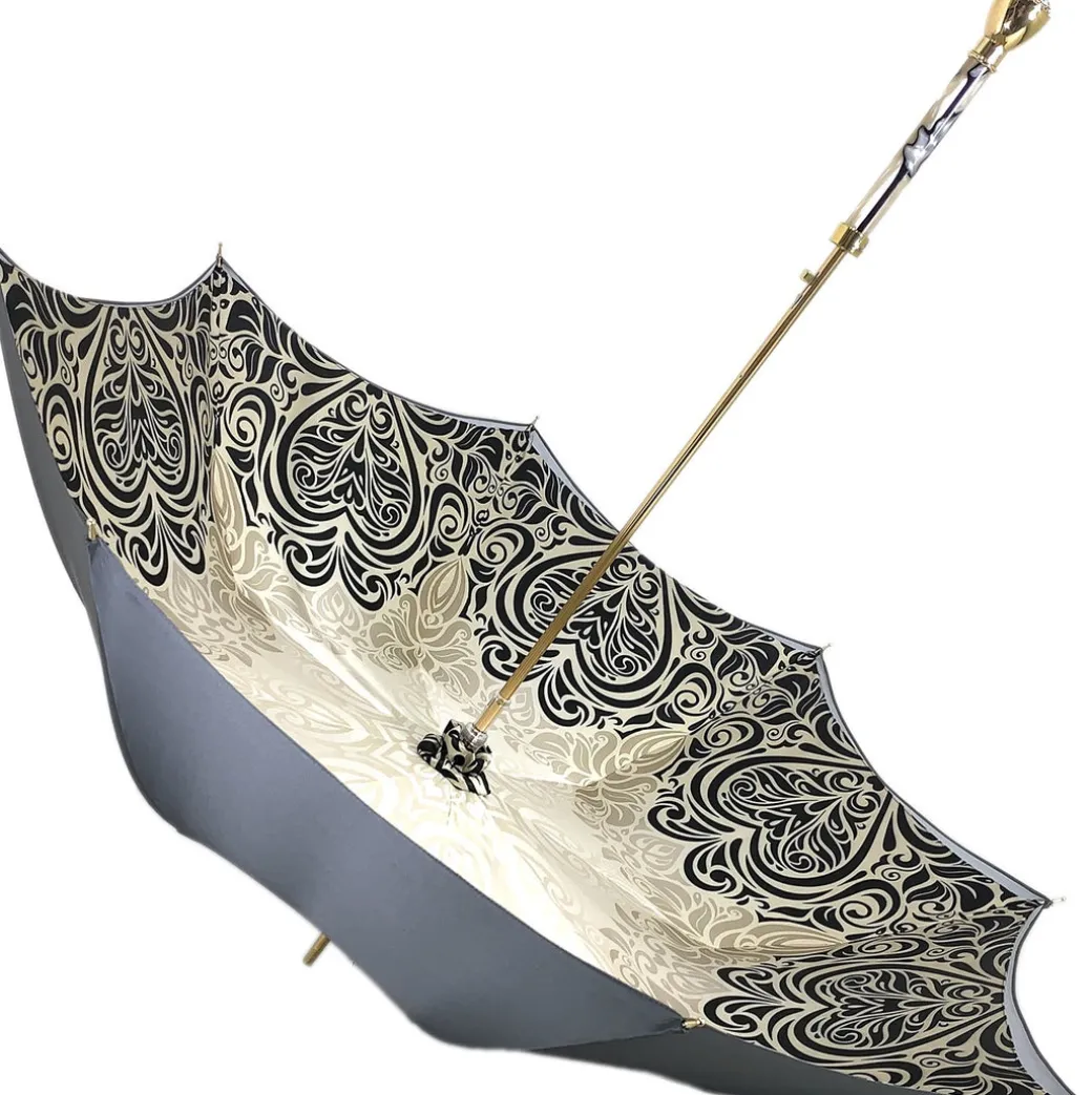 Stylish Baroque Design - Handmade Fashion Umbrella For Women il Marchesato Ombrelli