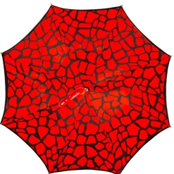 Stylish Black and Red Umbrella