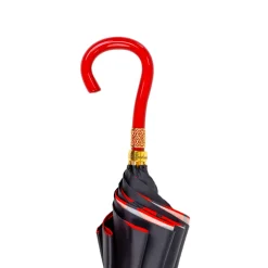 Stylish Black and Red Umbrella