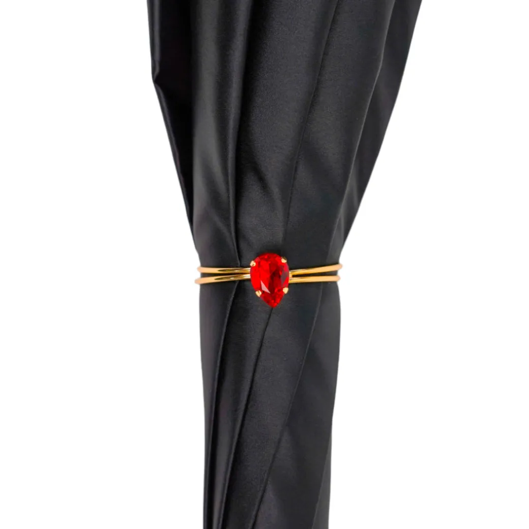 Stylish Black and Red Umbrella