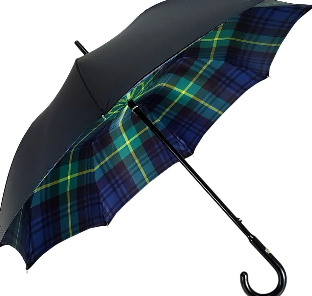 Uomo fatte a mano Ombrello Disegno Tartan