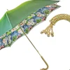 Verde gradiente luminoso con design floreale