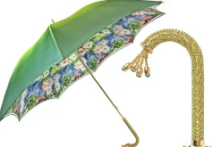 Verde gradiente luminoso con design floreale