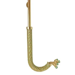 Verde gradiente luminoso con design floreale