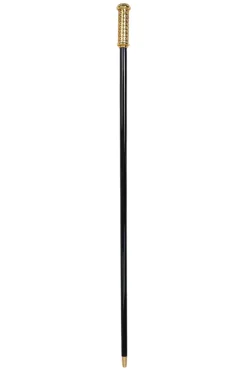 Walking Cane - Elegant Gold Filigree Handle