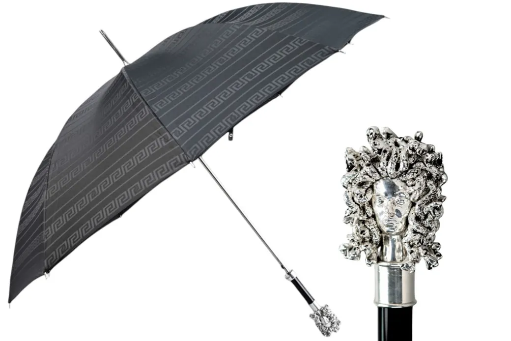 Wonderful Medusa umbrella in black greek