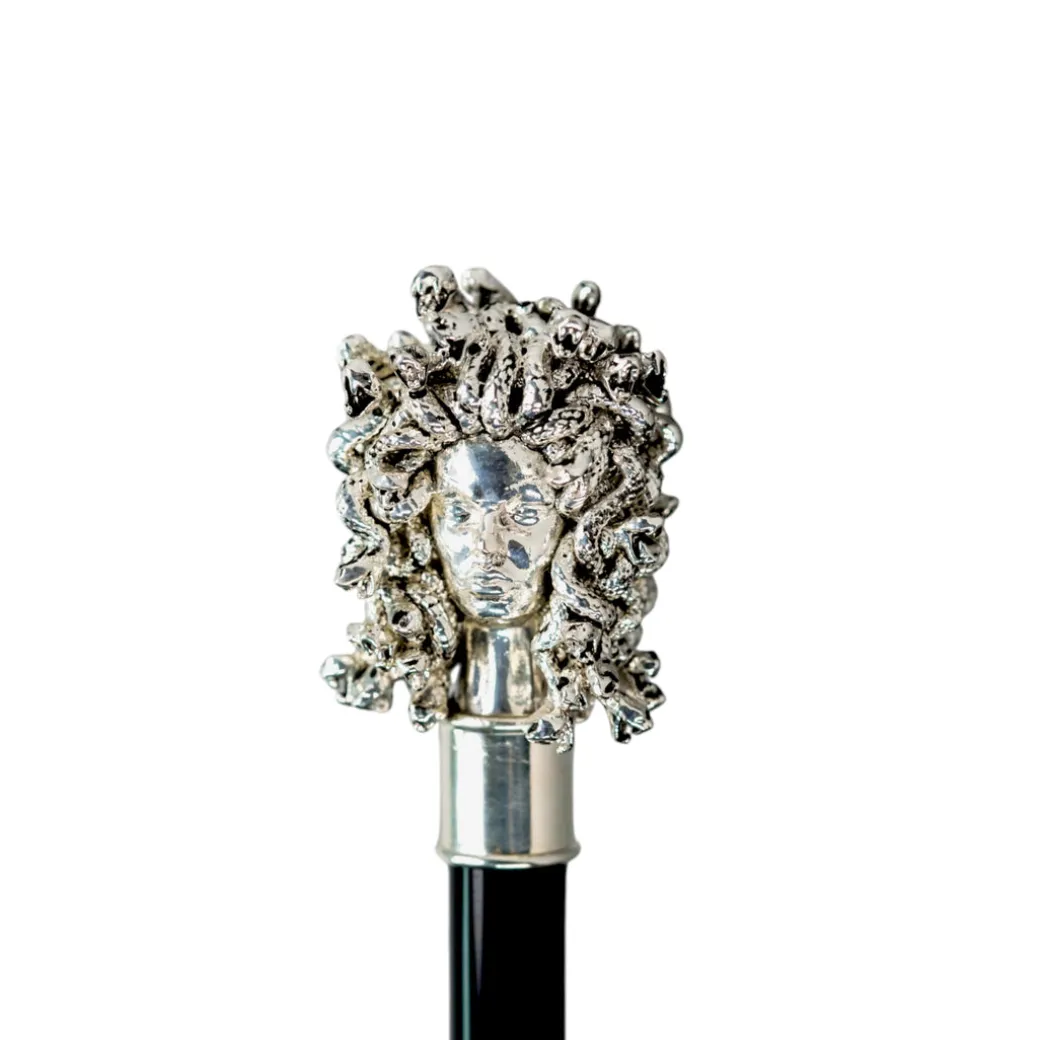 Wonderful Medusa umbrella in black greek
