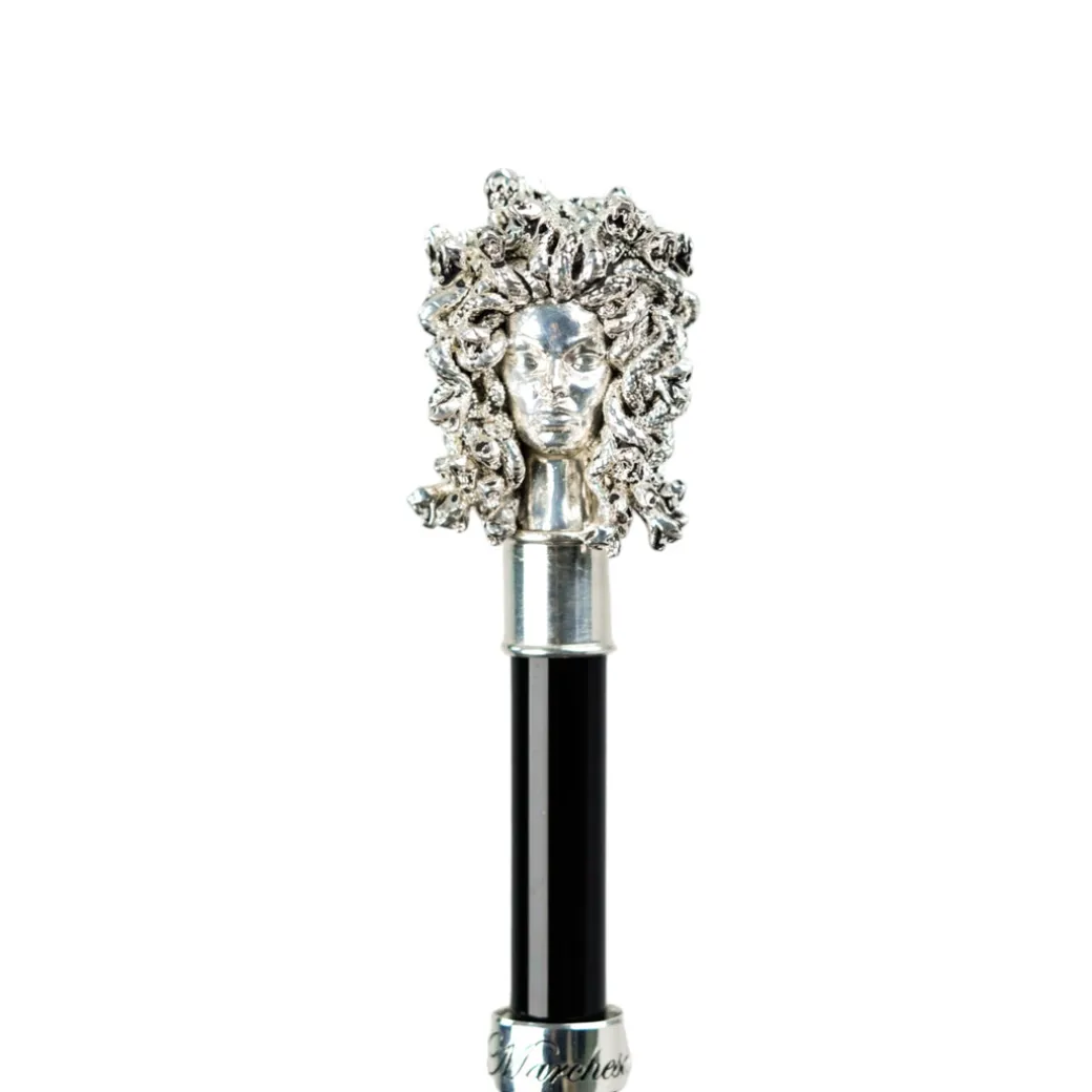 Wonderful Medusa umbrella in black greek